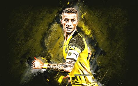 Marco Reus Portrait Borussia Dortmund German Footballer Attacking Midfielder Hd Wallpaper