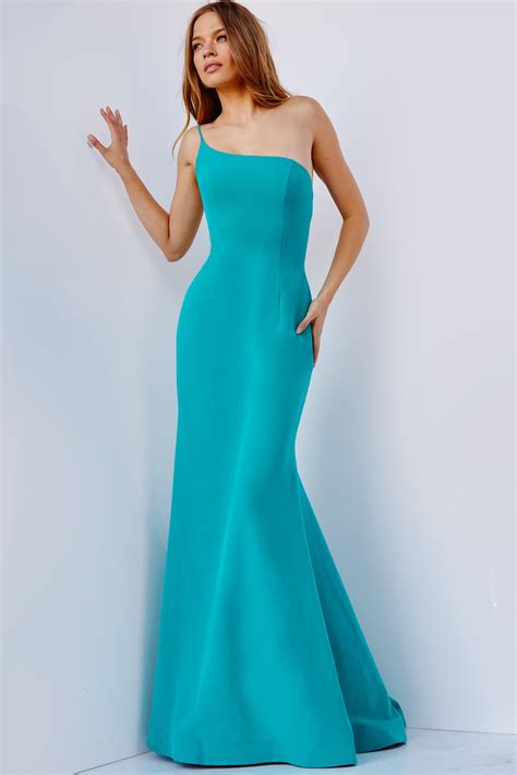 Jvn08327 Jade Fitted Prom Dress