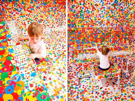 The Obliteration Room A Series Of Rooms Were Painted Completely In