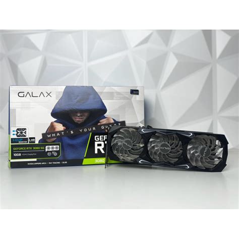 GALAX การดจอ GEFORCE RTX 3080 SG 1 CLICK OC 10GB GDDR6X Shopee