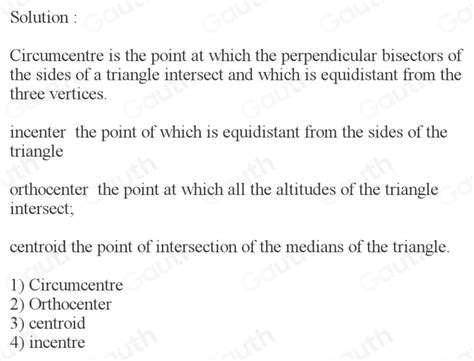 Solved Directions Based On The Markings Classify Each Center As A