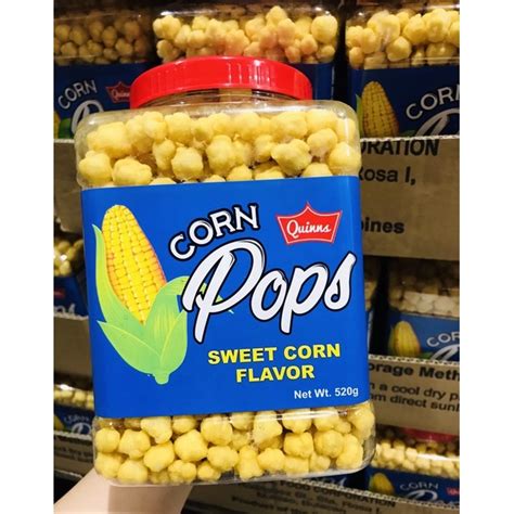 Quinns Corn Pops Sweet Corn Flavor G Shopee Philippines