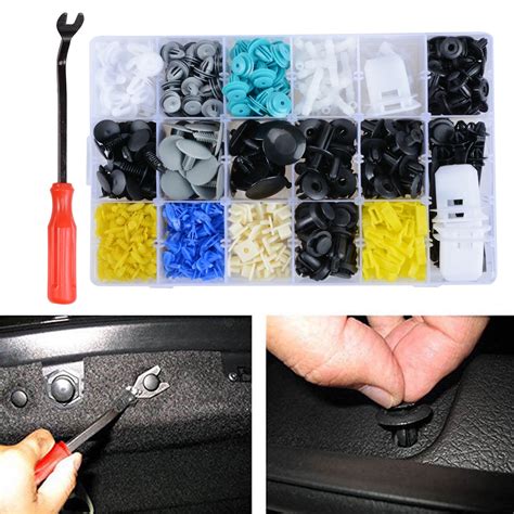 762PCS Car Trim Body Clips Kit Rivet Retainer Door Screw Panel Bumper