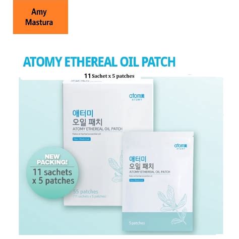 Ready Stock Atomy Ethereal Oil Patch艾多美精油贴布 1box 11 Pack X 5 Pieces