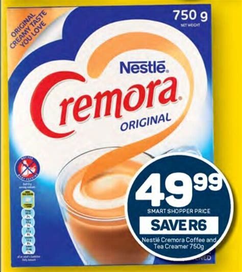 Nestlé Cremora Coffee and Tea Creamer 750g offer at Pick n Pay