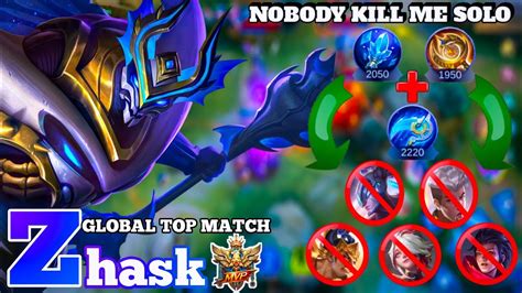 Kill Zhask New Perfect Build Mlbb Solo Ranked Game Zhask Best