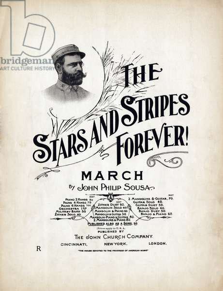 Image Of The Stars And Stripes Forever By John Philip Sousa Sheet