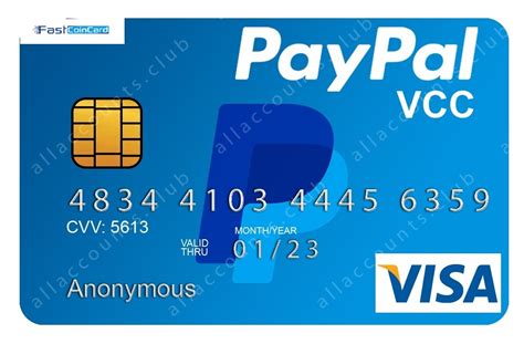 Virtual Visa Paypal Reloadable Mastercard