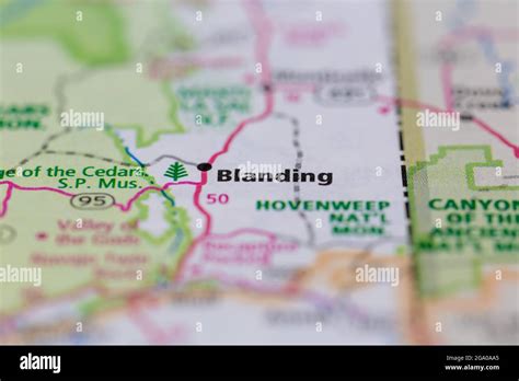 Blanding utah map hi-res stock photography and images - Alamy