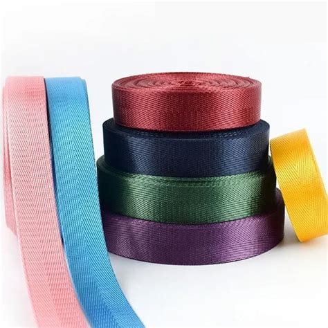 1 Inch Nylon Webbing 25mm Glossy Webbing Tape Per Half Metre