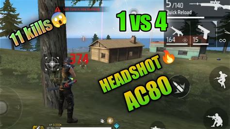 Solo Vs Squad Free Fire Overpower Mobile Gameplay Garena Free One