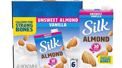 Silk Unsweetened Vanilla Almond Milk Nutrition Facts Cully S Kitchen