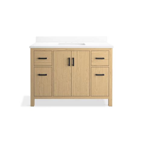 Kohler Kresla In Bathroom Vanity Cabinet With Sink And Quartz Top