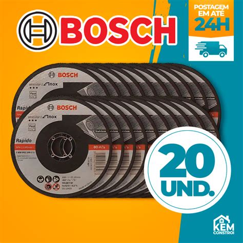 Kit Disco De Corte Ferro E Inox 4 1 2X1 0mm Bosch Shopee Brasil