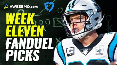 Fanduel Nfl Dfs Top 5 Picks Week 11 Daily Fantasy Fantasy Football