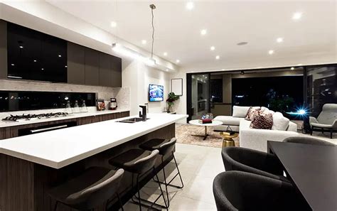 29 Open Kitchen Designs with Living Room - Designing Idea