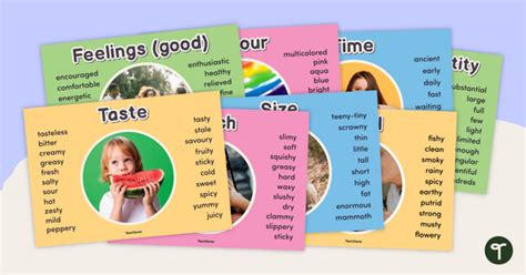 Adjectives Poster Pack Teach Starter