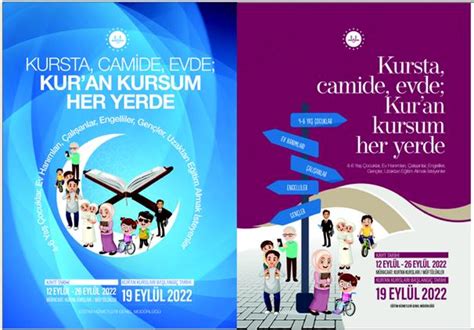 2022 2023 eğitim öğretim yılı Kur an Kurslarımız 19 Eylül 2022 tarihi