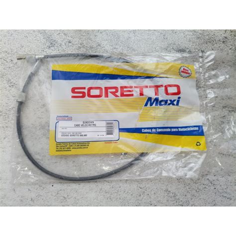 Cabo Velocimetro Max SED Marca Soretto Shopee Brasil