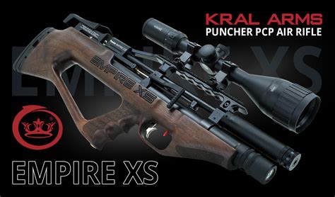 Kral Puncher Empire X Walnut Stock Pcp Air Rifle Just Air Guns