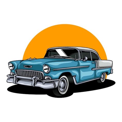 Premium Vector Vintage Classic Car Illustration