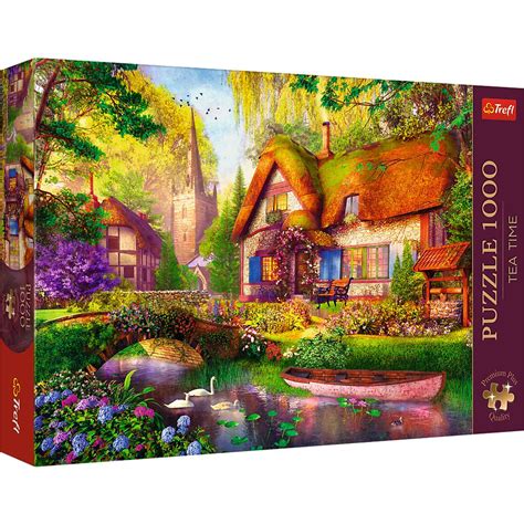 Trefl Puzzle Premium Plus Quality Tea Time Urocza Chatka W Lesie