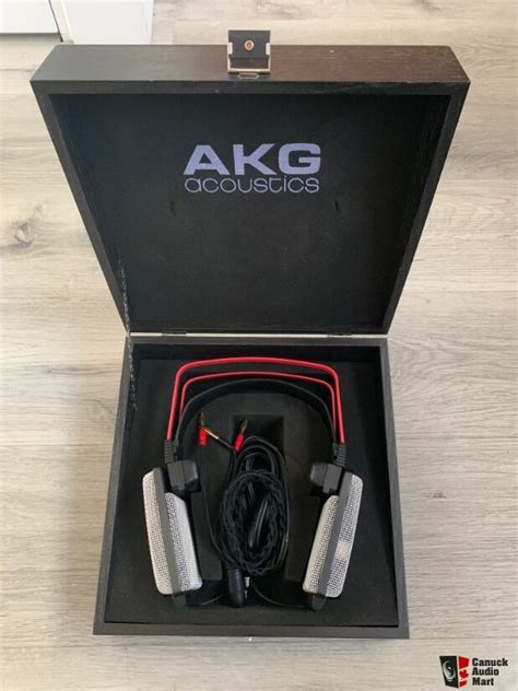 Akg K1000 Headphones Black Box Heavy Bass Version S4xxx Serial Photo 3665493 Canuck Audio Mart