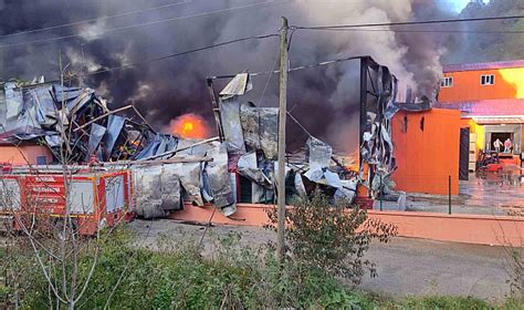 Giresun Eynesil de balık tesisinde büyük yangın Asayiş Gazete Gerçek