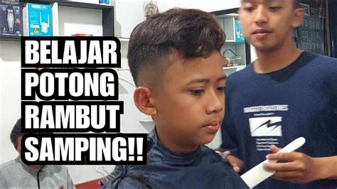 Belajar Cukur Rambut Bagian Samping Barbershop Youtube