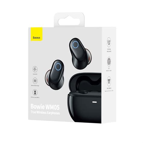 Baseus Bowie WM05 ANC Wireless Earphone Baseus Official