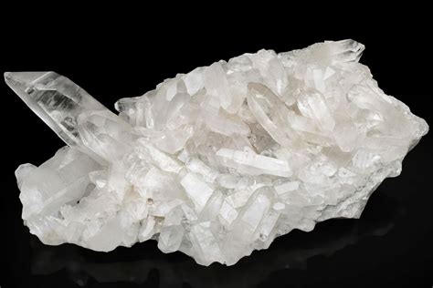 11 Clear Quartz Crystal Cluster Brazil 229586 For Sale
