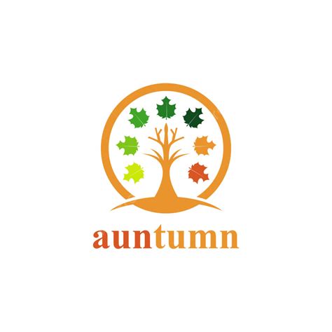 Imaging Silhouette Png Transparent Autumn Logo Template Vector Image