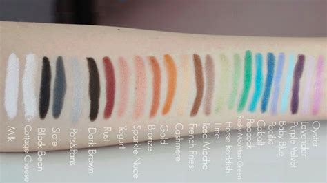 Makeupmarlin Nyx Jumbo Eye Pencil Swatches