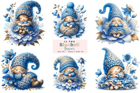 Bluebell Fairies Digital Clipart Graphic By Luv Bijou Creative Fabrica