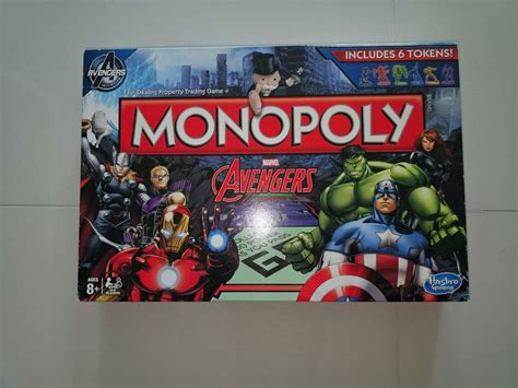 Monopoly - Marvel Avengers, Hobbies & Toys, Toys & Games on Carousell
