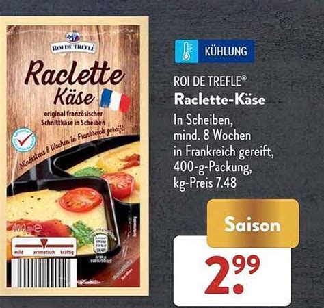 Roi De Trefle Raclette käse Angebot bei ALDI SÜD 1Prospekte de