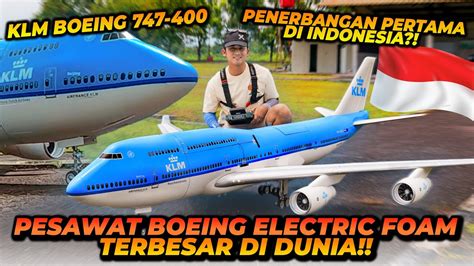 Alshad Menorehkan Sejarah Pertama Di Indonesia Rc Pesawat Boeing