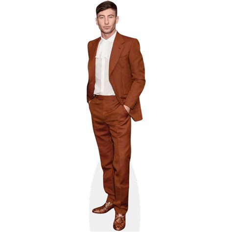 Barry Keoghan Brown Suit Mini Cardboard Cutout Standee