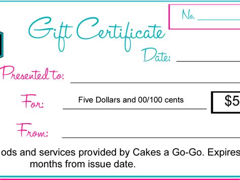 5 Dollar Gift Certificate By Lyndsey Dee On Dribbble