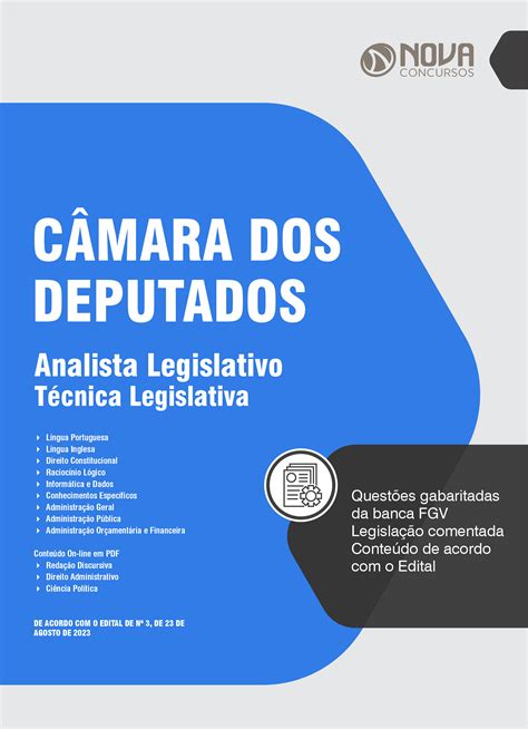 Apostila Câmara dos Deputados Analista Legislativo Técnica Legislativa