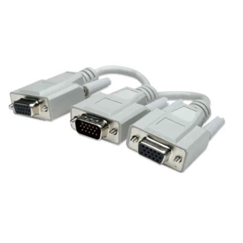 Venta CABLE ADAPTADOR VGA A 2 VGA MACHO HEMBRA SPLITTER KVM MONITOR