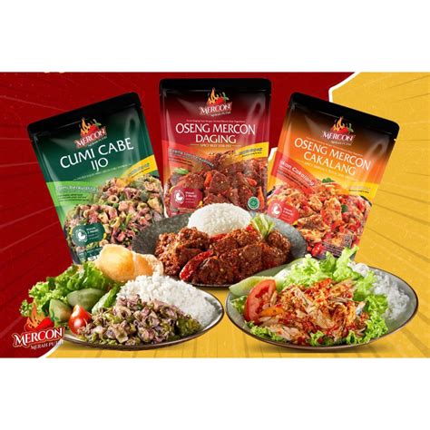 READY STOCK OSENG MERCON DAGING CUMI CABE IJO OSENG MERCON