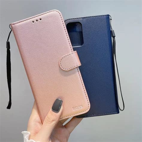 เคส ฝาพับ กระเป๋า Boss มีล็อค สำหรับ รุ่น Samsung A06 A16 มีช่องเสียบ