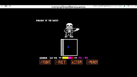 Undertale All Sans Attack Bad Time Simulator Part 1 Youtube