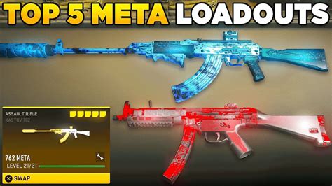 Warzone Top 5 Meta Loadouts You Must Use Warzone Best Loadouts Youtube