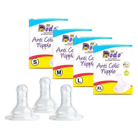 Jual Dodo Silicone Nipple Kotak Dot Botol Susu Bayi Uk S M L XL DOT