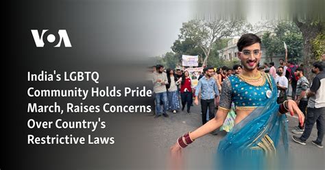 Indias Lgbtq Community Holds Pride March Raises Concerns Over Country