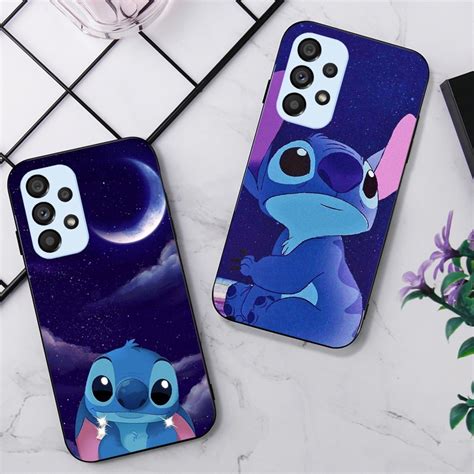 Capa Flex Vel Em Tpu Estampa De Lilo Stitch Para Samsung Galaxy