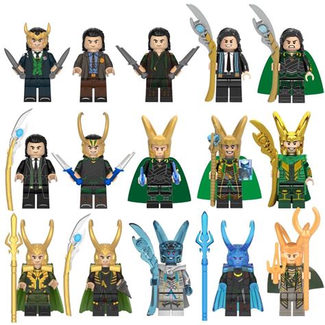 15pcs Loki Minifigures Lego Compatible Loki Season 1 Set