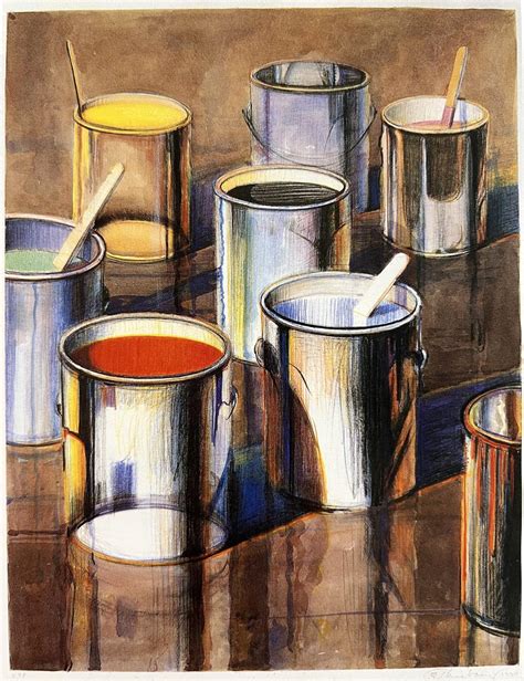 Sold Price Wayne Thiebaud Paint Cans 1990 Invalid Date Edt